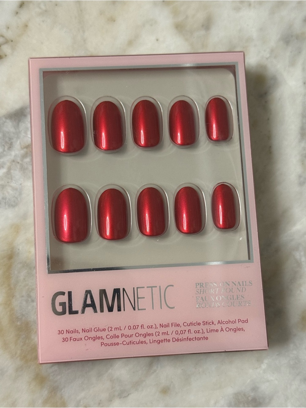 Glamnetic Press-On Nail Set — Pink, Orange Ombre & Neutral Shades - Picture 2 of 6